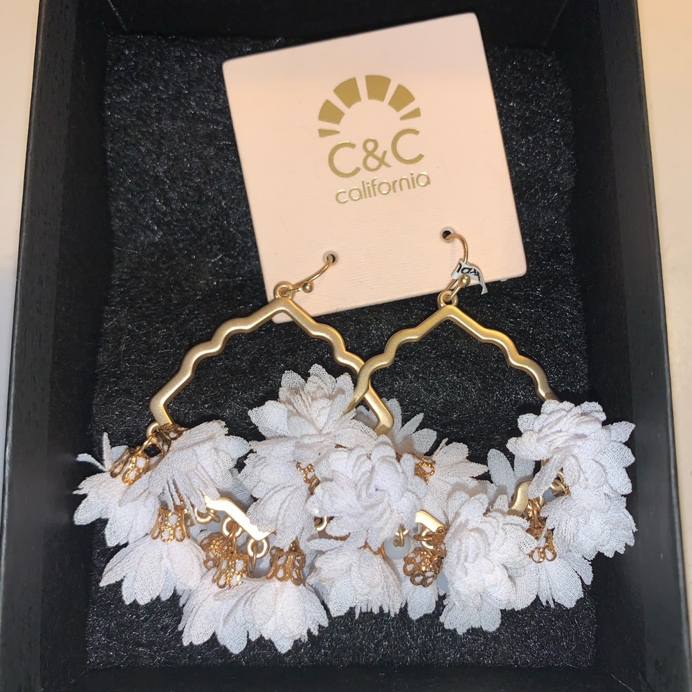 Flower earrings